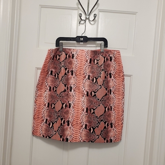Endless Rose Snakeprint Faux Leather Mini Skirt Size XL - Picture 3 of 7